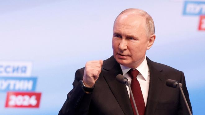 3 claves de la victoria electoral de Putin en Rusia que lo mantendrá en el poder hasta 2030